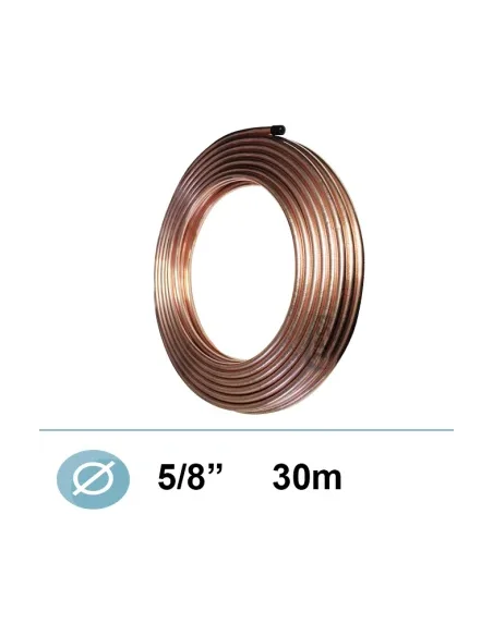 Ø 5/8 tubo refrigerante de cobre recocido en espiral