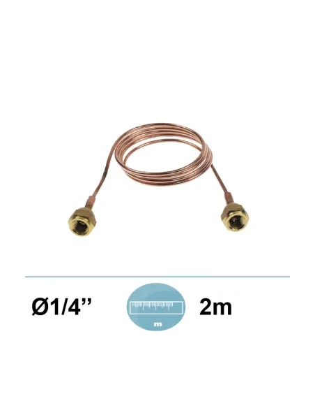 Capilar de cobre con émbolo L:2M