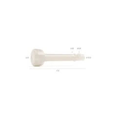 Pezonera adapt. a DeLaval Almatic G10-R (961430-01 / 96143080) / Spaggiari 0/527 (Silicona)
