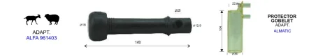 PEZONERA ALFA 961403 ALLMATIC caucho