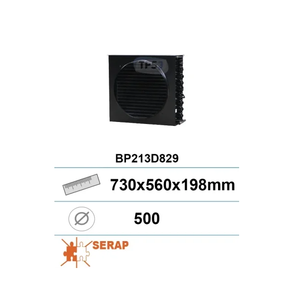 Condensador tipo BP213D829 730x560x198 1 entrada D500