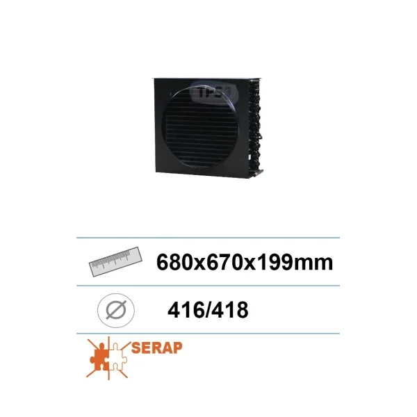 Condensador 680x670x199 1 entrada D500