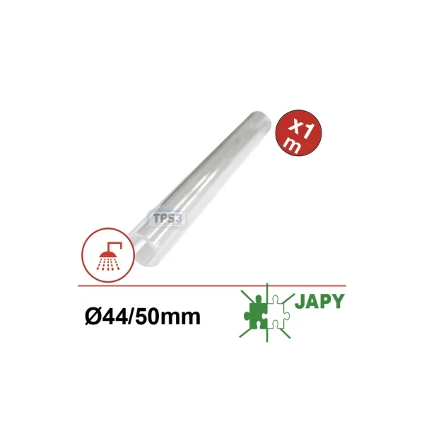 Aspiration tubo acryglass Ø int. 44 Ø ext. 50 (Japy)