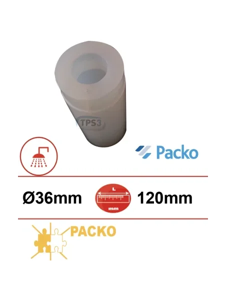 Tubo portasonda Ø34, longitud 120mm (Packo)