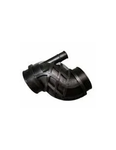 Codo doble D50 con tapon
