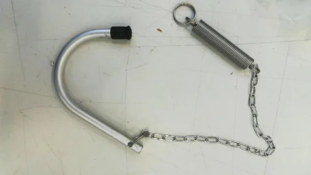 sujeta ubres aluminio , levanta ubres cabras y ovejas