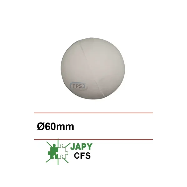 Bola caucho Ø60. (Japy)