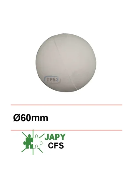 Bola caucho Ø60. (Japy)