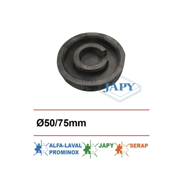 Tapon de caucho multi-diametros  Ø75/50/49 (Alfa, Japy, Serap)