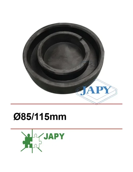 Tapón de goma para entrada de leche Ø80 (Japy)