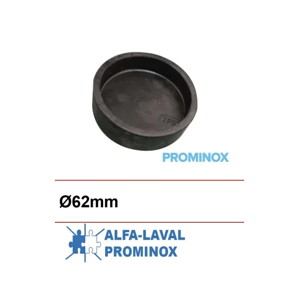Tapón de goma de entrada de leche Ø70/60 (Alfa-Laval/ Prominox)