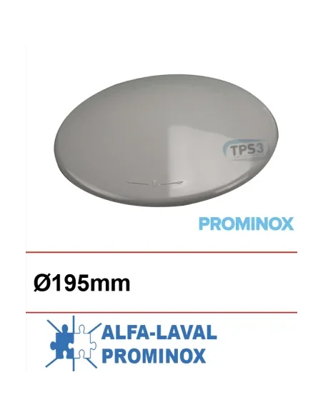 Tapadera de plastico Ø195 (Alfa-Laval/Prominox)