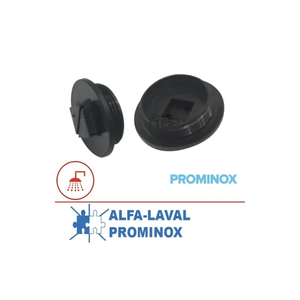 Tapón roscado para caja de conexiones de acero inoxidable (Alfa-Laval/Prominox)