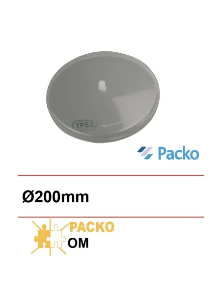 Tapadera de plastico para Ø200 (Packo OM)