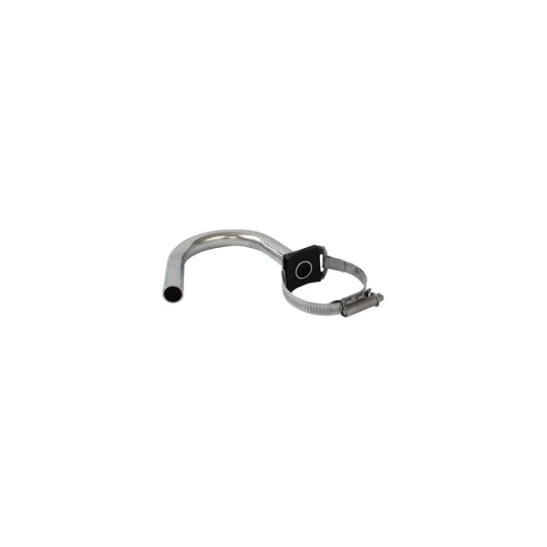 Toma curva de leche 16mm inoxidable 180º, entrada recta de leche 30-63Ø