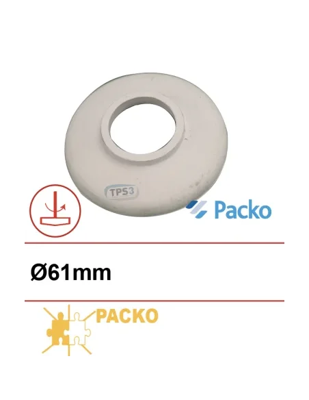 Junta de paso Ø61 para motorreductor (Packo)