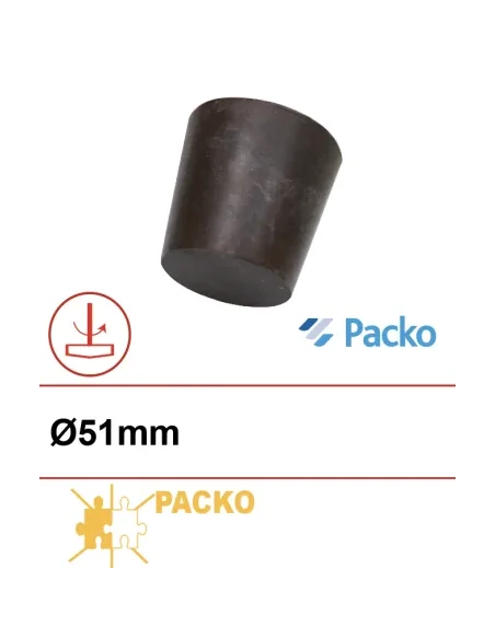 Tapón de entrada de leche de silicona Ø51 (Packo)