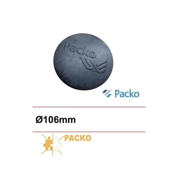 Tapón de goma para entrada de leche Ø106 (Packo)