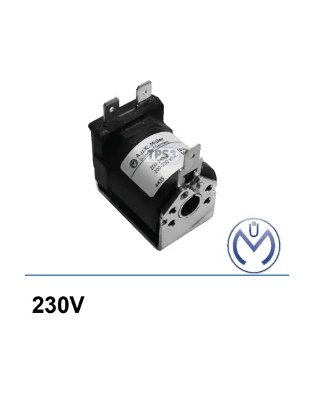 Bobina para electroválvula de entrada de agua Müller 230V