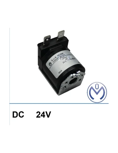 Bobina para electroválvula de entrada de agua Müller 24V cc