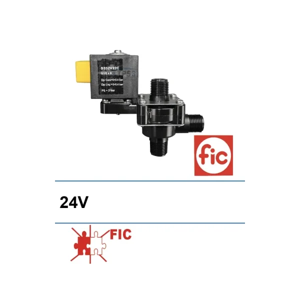Electroválvula de 3 vías 24V SIRAI (Fic)