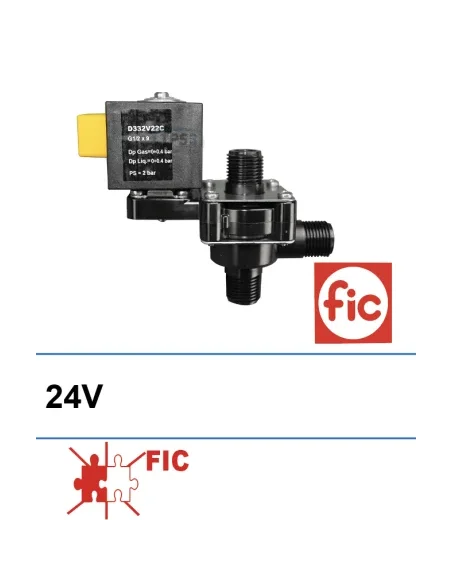 Electroválvula de 3 vías 24V SIRAI (Fic)