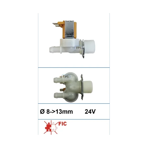Electroválvula de entrada de agua doble recta Eaton 24V DN 8-10 (Fic)