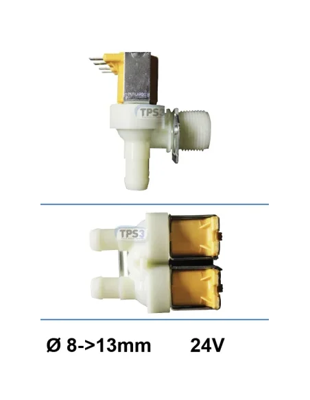 Electroválvula de entrada de agua de doble codo Eaton 24V DN 8-13 (Fic)