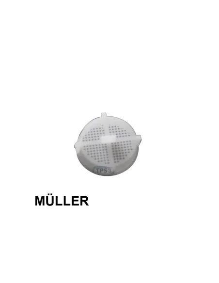 Filtro de nylon blanco para electroválvula de entrada de agua