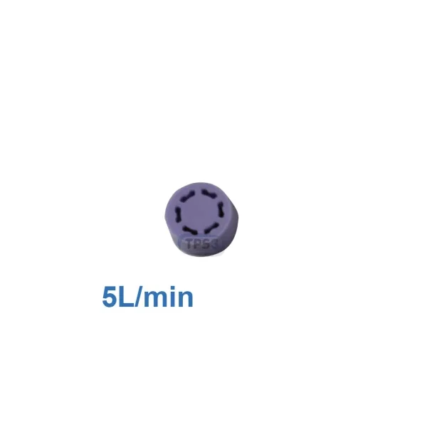 Regulador violeta de flujo 5L/min