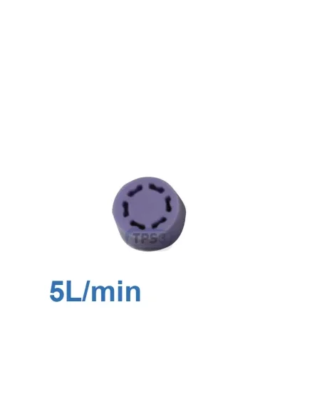 Regulador violeta de flujo 5L/min
