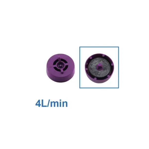 Regulador violeta de flujo 4L/min
