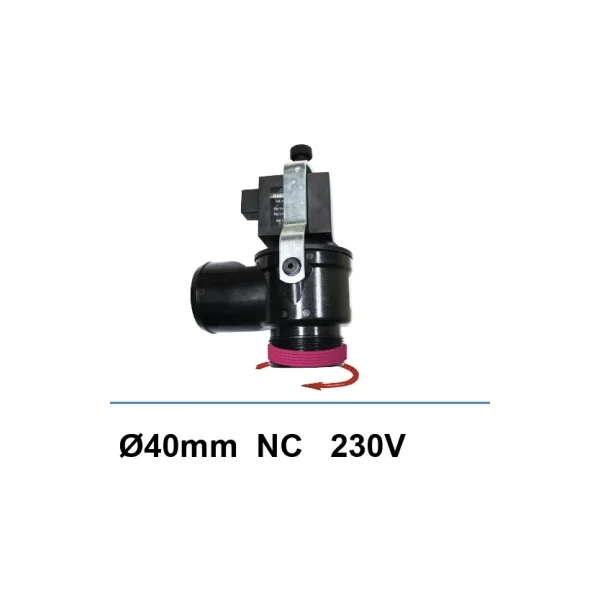 Electroválvula de purga Sirai 230V NC DN 40 lisa/roscada FPM membrana (Japy)