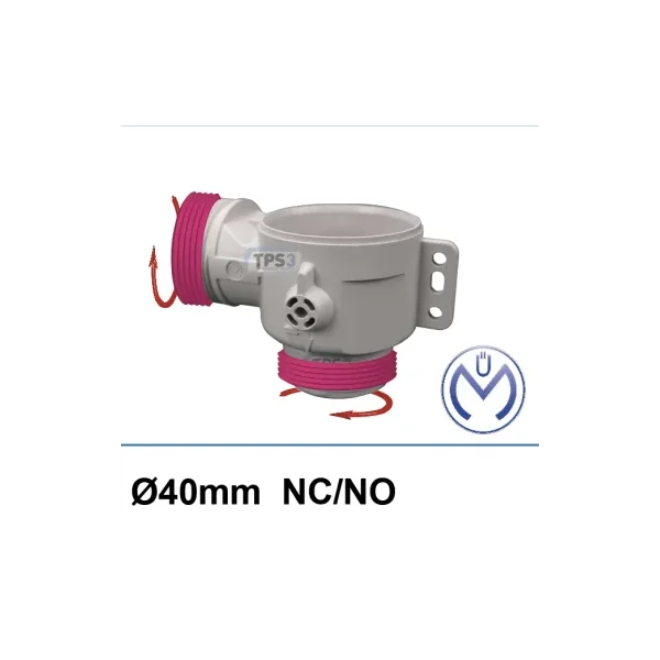 Base para electroválvula de vaciado Müller DN40 roscada/roscada