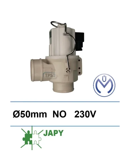 Electroválvula de purga Müller 230V NO DN 50 lisa (Japy)