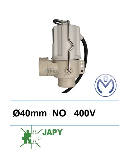 Electroválvula de purga Müller 400V NO DN 40 lisa (Japy)