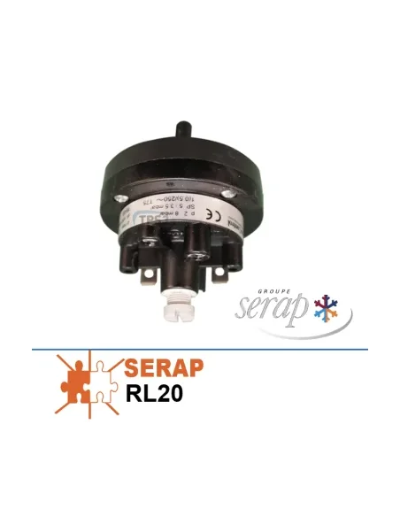 Presostato de nivel de agua tipo WASH 2020 (Serap RL20)
