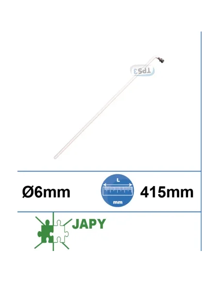 Sonda de nivel rilsanizada Ø 6 x 415mm (Japy)