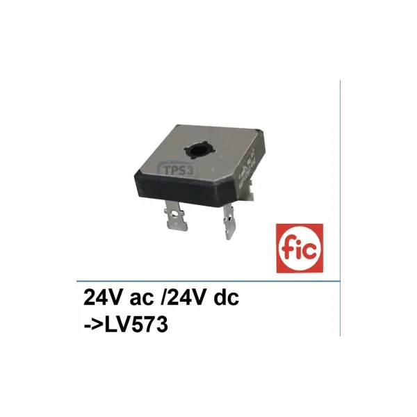 Rectificador 24VAc/24VDc para bombas dosificadoras LV573