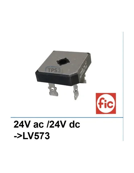 Rectificador 24VAc/24VDc para bombas dosificadoras LV573
