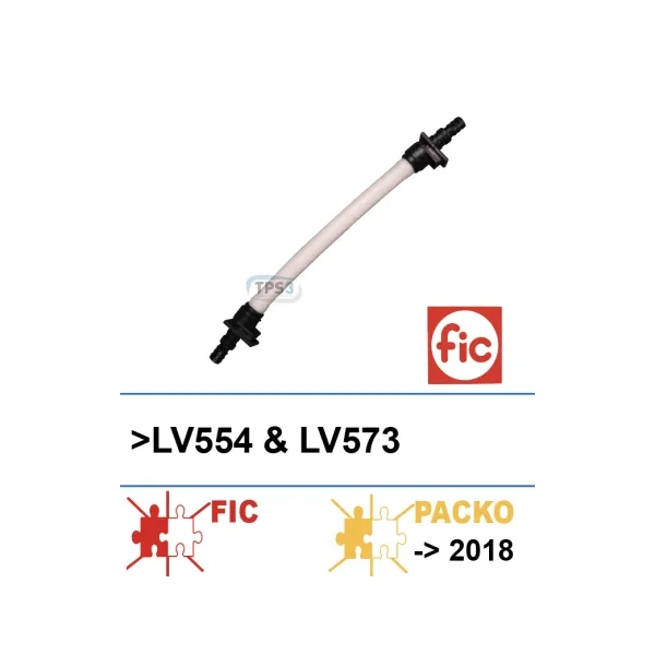 Tubo interior con boquilla para bomba dosificadora LV554/LV554A/LV573 (Fic, Packo)