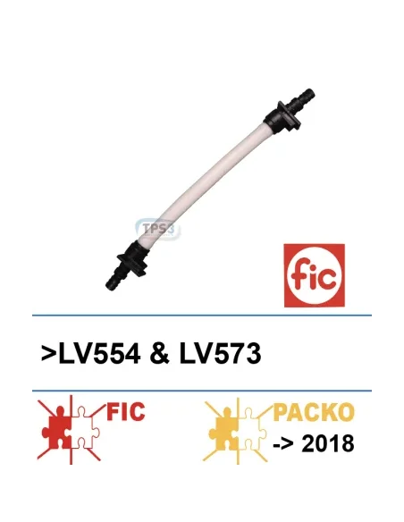 Tubo interior con boquilla para bomba dosificadora LV554/LV554A/LV573 (Fic, Packo)