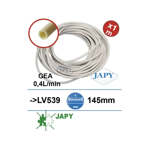 Tubo interior sin boquilla para bomba dosificadora de 0,4 l/min, LV539 (Japy)