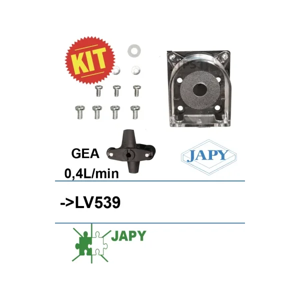 Kit de reparación de bomba dosificadora 0,4l/mn (Japy)