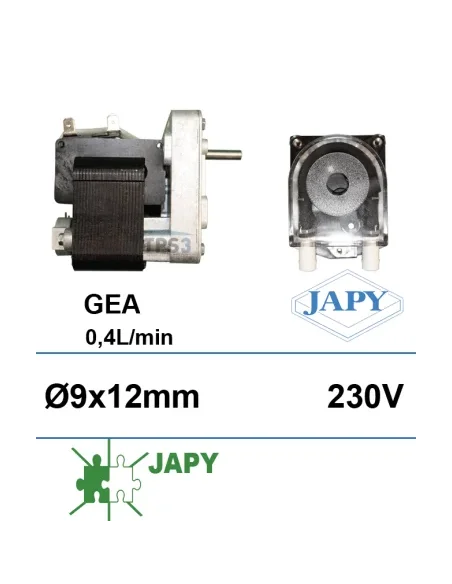 Bomba dosificadora 230V 0,4L/min (Japy)
