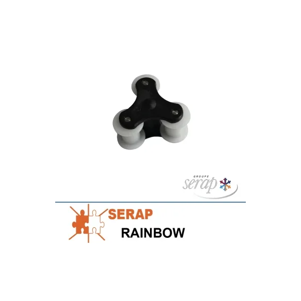 Portarrodillos + rodillos para bomba dosificadora Rainbow (Serap)