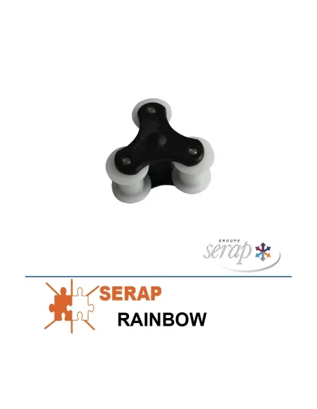 Portarrodillos + rodillos para bomba dosificadora Rainbow (Serap)