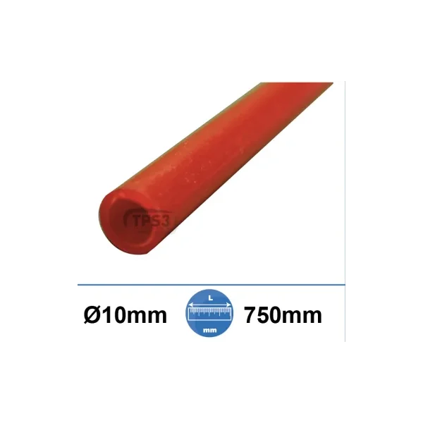 Tubo rojo de aspiración de detergente