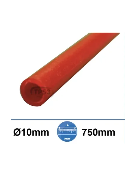 Tubo rojo de aspiración de detergente