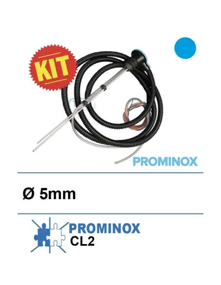 Cánula azul + electrodo para la toma de detergente CL2 (Prominox)